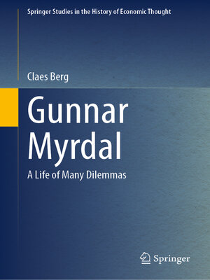 cover image of Gunnar Myrdal